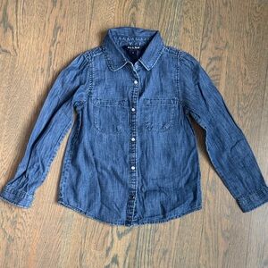 Kids Denim Button Down Shirt